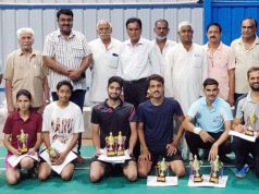 जिला स्तरीय बैडमिंटन प्रतियोगिता सम्पन्न